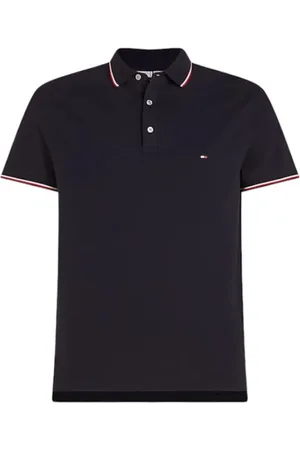 Tommy Hilfiger Top, Herre, Blå, XL, Bomuld, Ørkenhimmel Polo Skjorte