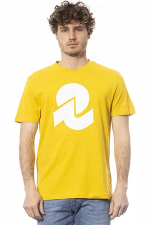 Invicta Top, Herre, Gul, 2XL, Bomuld, BIG Logo T-shirt foran og bagpå