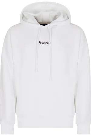 DISCLAIMER Sweathshirts & Hoodies, Herre, Hvid, XL, Bomuld, Urban Hættetrøje Sweatshirt
