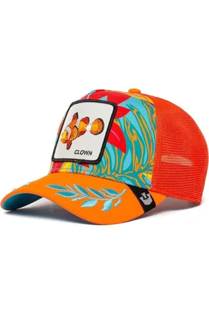 Goorin Bros. Tilbehør, Dame, Flerfarvet, ONE SIZE, Animal Farm Trucker Cap Orange Unisex