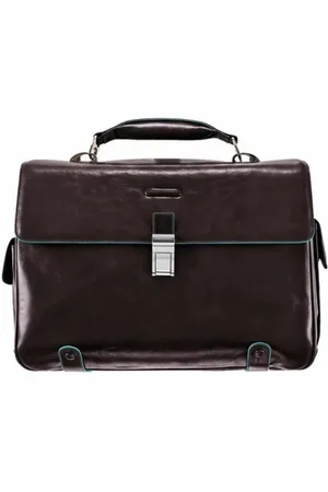 Piquadro Taske, Herre, Brun, ONE SIZE, Uld, Brun Laptop Skuldertaske Organizer