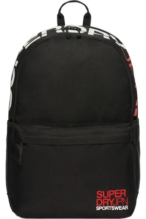 Superdry Taske, Dame, Sort, ONE SIZE, Uld, Broderet logo sort rygsæk laptop rum