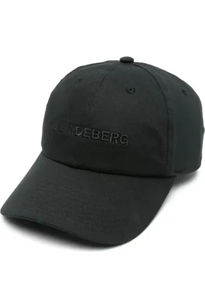J Lindeberg Tilbehør, Herre, Sort, ONE SIZE, Bomuld, Sort Bomuld Logo Cap til Mænd