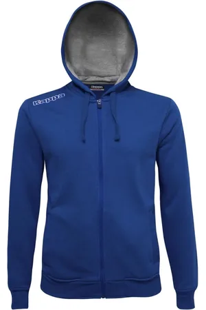 Kappa Sweathshirts & Hoodies, Herre, Blå, S, Uld, Blå Full Zip Hættetrøje 4Training Wescor