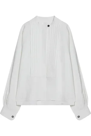 Jil Sander Bluser & Skjorter, Dame, Hvid, 2XS, Langærmet skjorte