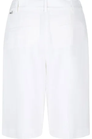 Calvin Klein Shorts, Dame, Hvid, S, Hvide Shorts med Bæltestropper