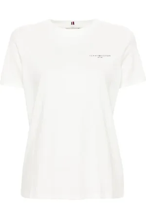 Tommy Hilfiger Top, Dame, Hvid, L, Uld, Stilfulde Sweaters Kollektion