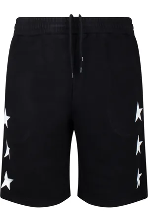 Golden Goose Shorts, Herre, Sort, XL, Bomuld, Sorte Bermuda Shorts med Hvide Stjerner
