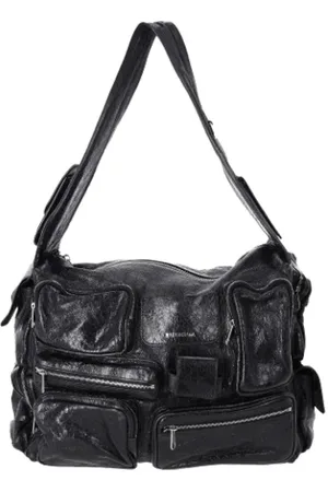 Balenciaga Pre-owned, Herre, Sort, ONE SIZE, Uld, Pre-owned Laeder balenciaga-tasker