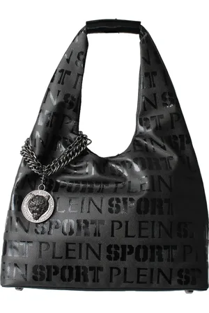 Philipp Plein Taske, Dame, Sort, ONE SIZE, Læder, Sort Imiteret Læder Hobo Taske Alice
