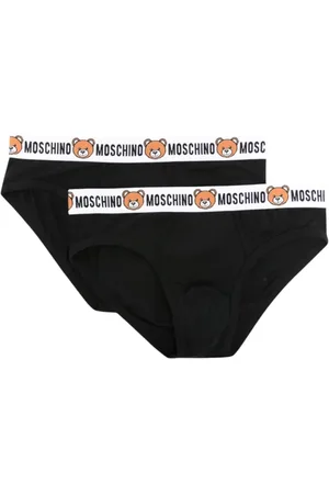 Moschino Undertøj, Herre, Sort, 2XL, Silke Slip Sæt Undertøj