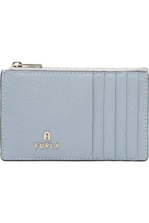 Furla Tilbehør, Dame, Grå, ONE SIZE, Læder, Cloud Camelia Kortholder