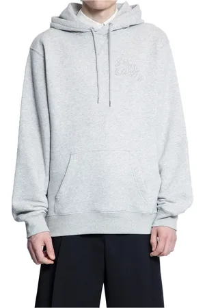 Soulland Sweathshirts & Hoodies, Herre, Grå, XL, Bomuld, Grå hættetrøje med broderet logo