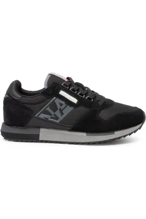 Napapijri Sko, Herre, Sort, 44 EU, Læder, Sort læder/polyester Virtus Sneaker