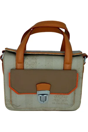 La Martina Taske, Dame, Grå, ONE SIZE, Lille håndtaske dame beige/orange Ss16