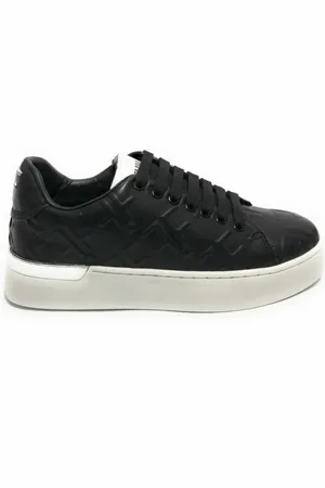 Fracomina Sko, Dame, Sort, 36 EU, Læder, Sorte Kvinders Lavtop Sneakers Sko