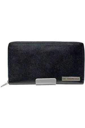 Balenciaga Pre-owned, Herre, Sort, ONE SIZE, Læder, Pre-owned Laeder punge