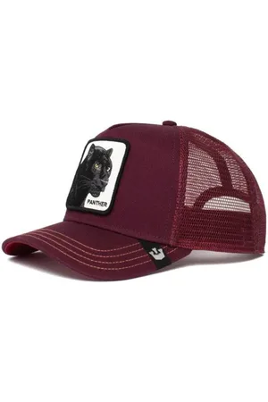 Goorin Bros. Tilbehør, Dame, Rød, ONE SIZE, Bomuld, Animal Farm Panther Trucker Cap Viola