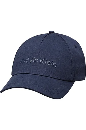 Calvin Klein Tilbehør, Herre, Blå, ONE SIZE, Bomuld, Bomuld Twill Justerbar Kasket