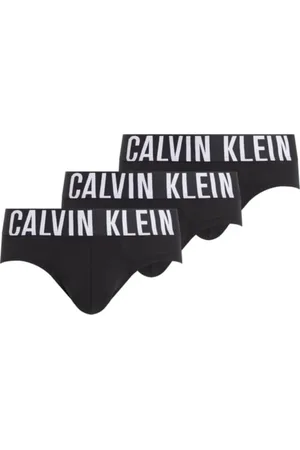Calvin Klein Undertøj, Herre, Sort, L, Bomuld, Sort Hip Brief Pakke