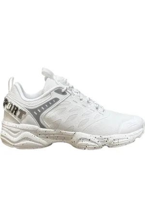 Philipp Plein Sko, Herre, Hvid, 41 EU, Afslappede Sneakers til Hverdagsbrug