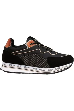 Liu Jo Sko, Dame, Sort, 36 EU, Polyester, Wonder Sneakers Sort Kontrast Design