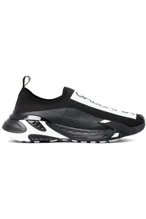 Dolce & Gabbana Sko, Herre, Sort, 46 EU, Sort & Hvid Hurtige Sneakers