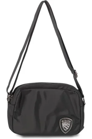 Blauer Taske, Dame, Sort, ONE SIZE, Uld, Sort kamerataske med rhinstenlogo