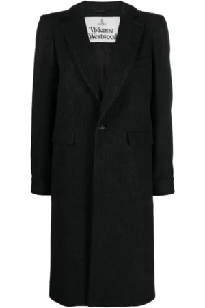 Vivienne Westwood Frakke, Dame, Sort, XS, Sort Alien Teddy Frakke til Kvinder