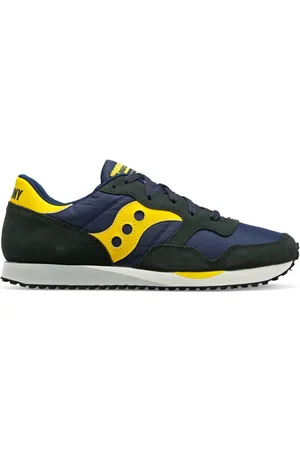 Saucony Sko, Dame, Flerfarvet, 44 EU, Nylon, Blå Ruskind DXN Trainer løbesko