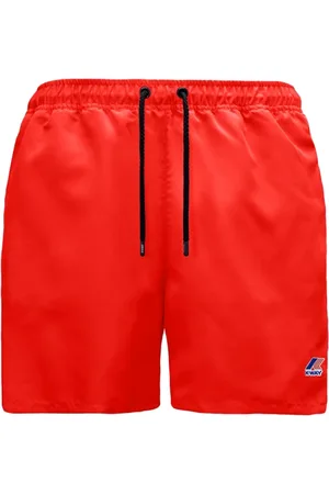 K-Way Badetøj, Herre, Rød, XL, Nylon, Rød Herre Boxer Badetøj