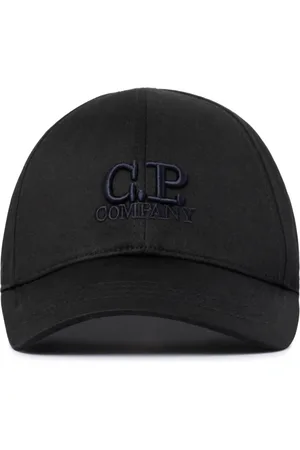 C.P. Company Tilbehør, Herre, Sort, XS, Bomuld, Sort Børne Kasket med Logo