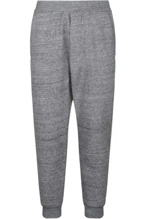 Dsquared2 Bukser, Herre, Grå, XL, Bomuld, Grå joggingbukser med logoprint