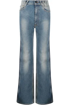Vivienne Westwood Jeans, Dame, Blå, W27, Denim, Flared Leg Blå Denim Jeans