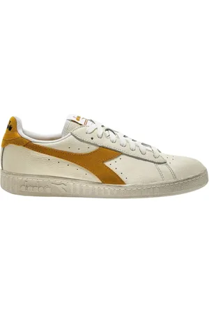 Diadora Sko, Herre, Hvid, 36 EU, Læder, Retro Hvide Læder Sneakers