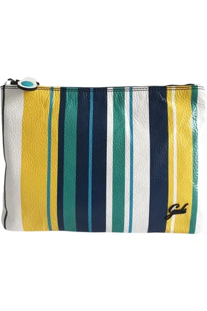 Gabs Taske, Dame, Flerfarvet, ONE SIZE, Bomuld, Multifarvet Logo Clutch med Justerbar Rem