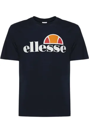 Ellesse Top, Herre, Blå, L, Bomuld, Blå Udvidet Logo T-shirt Mænd