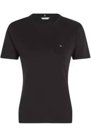 Tommy Hilfiger Top, Dame, Sort, L, Uld, Stilfulde Sweaters Kollektion
