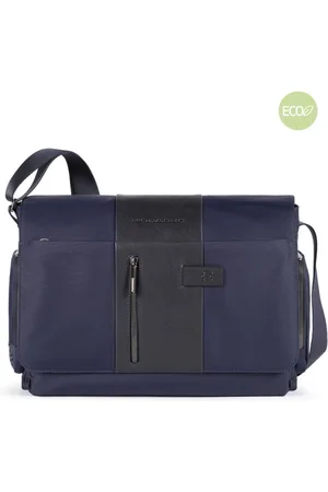 Piquadro Taske, Herre, Blå, ONE SIZE, Bomuld, Laptop tasker sager