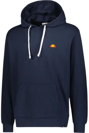 Ellesse Sweathshirts & Hoodies, Herre, Blå, S, Blå hættetrøje med patch-logo