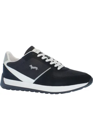 HARMONT&BLAINE Sko, Herre, Blå, 44 EU, Blå Bassotto Sneakers med Logo