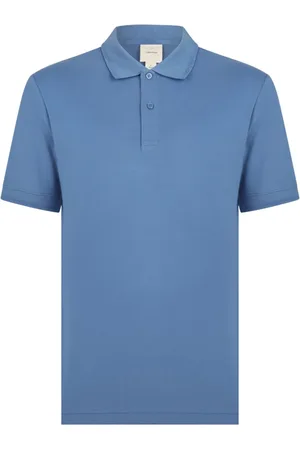 Calvin Klein Top, Herre, Blå, 2XL, Bomuld, Blå Polo Skjorte til Mænd