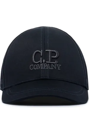 C.P. Company Tilbehør, Herre, Blå, 2XS, Bomuld, Mørkeblå Børne Kasket med Logo