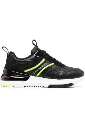 Calvin Klein Sko, Dame, Sort, 36 EU, Læder, Sorte Sneakers med Trainers