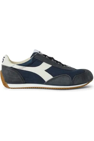 Diadora Sko, Herre, Blå, 40 EU, Læder, Canvas Heritage Sneakers Stone Wash Blå