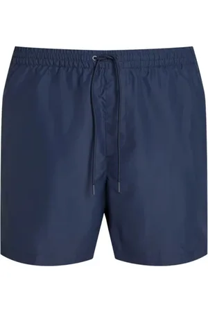 Calvin Klein Badetøj, Herre, Blå, XL, Polyester, Medium Drawstring Badeshorts Blå
