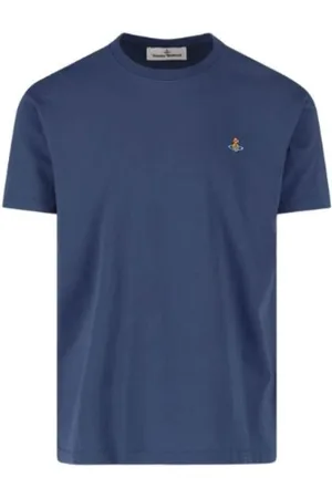 Vivienne Westwood Top, Herre, Blå, 2XL, Uld, Stilfulde T-shirts og Polos