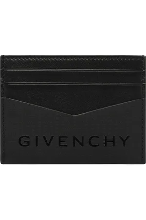 Givenchy Tilbehør, Herre, Sort, ONE SIZE, Læder, Sort Kortholder med 4G Motiv
