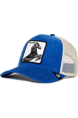 Goorin Bros. Tilbehør, Dame, Blå, ONE SIZE, Bomuld, Animal Farm Trucker Cap Blå Unisex