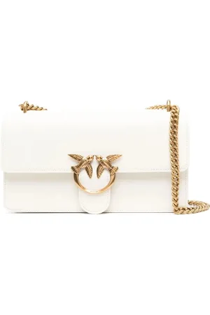 Pinko Taske, Dame, Hvid, ONE SIZE, Uld, Klassisk Skuldertaske Bianco